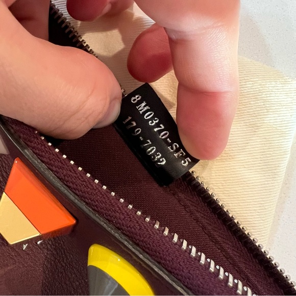 Fendi Studded Leather Clutch Bag - Picture 4 of 11